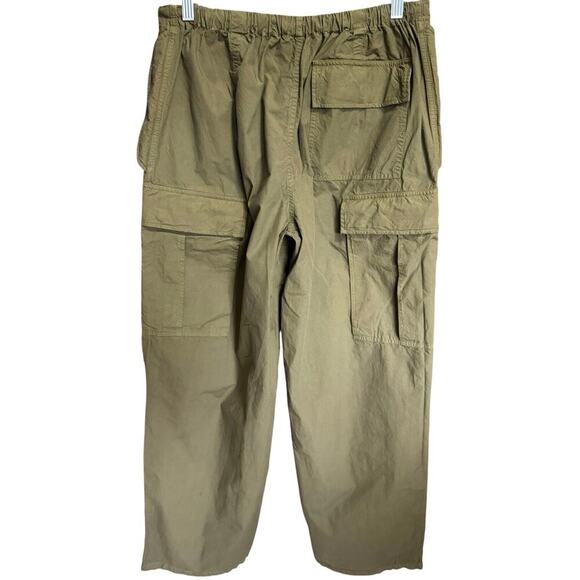 Nili Lotan Lison Cargo Pants Oversized Straight Leg Relaxed Fit Green Size Small - Picture 7 of 13
